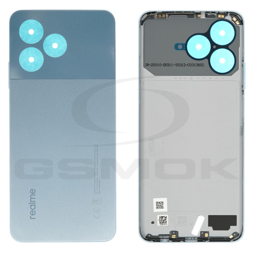 KLAPKA BATERII / OBUDOWA REALME NOTE 50 NIEBIESKA 621033000211 ORYGINAŁ SERVICE PACK