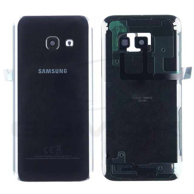 KLAPKA BATERII / OBUDOWA SAMSUNG A320 GALAXY A3 2017 CZARNA GH82-13636A ORYGINAŁ SERVICE PACK