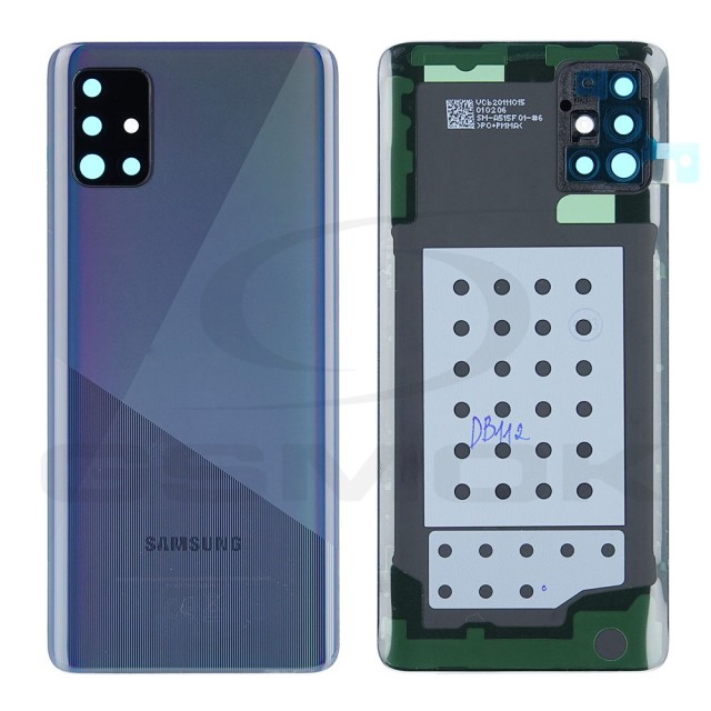 KLAPKA BATERII / OBUDOWA SAMSUNG A515 GALAXY A51 CZARNA GH82-21653B ORYGINAŁ SERVICE PACK