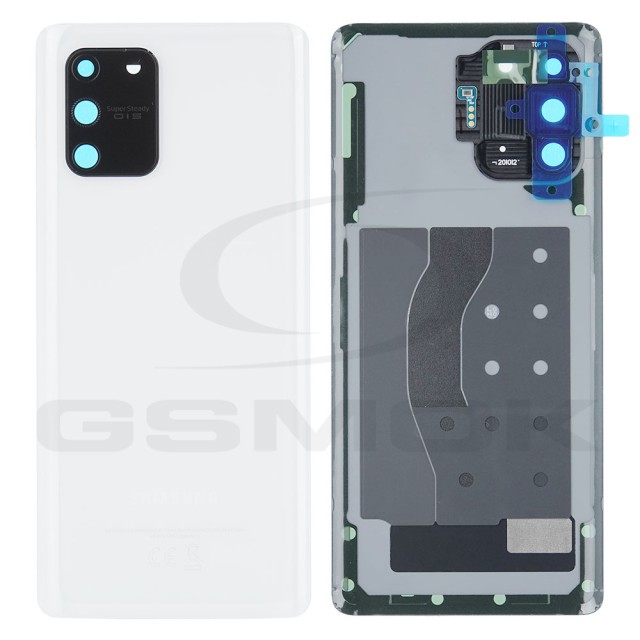 KLAPKA BATERII / OBUDOWA SAMSUNG G770 GALAXY S10 LITE BIAŁA GH82-21670B ORYGINAŁ SERVICE PACK