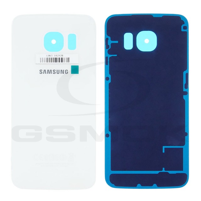 KLAPKA BATERII / OBUDOWA SAMSUNG G925 GALAXY S6 EDGE BIAŁA GH82-09602B GH82-09645B GH63-10283B ORYGINAŁ SERVICE PACK