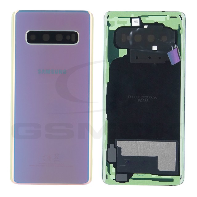KLAPKA BATERII / OBUDOWA SAMSUNG G973 GALAXY S10 SREBRNA GH82-18378G ORYGINAŁ SERVICE PACK