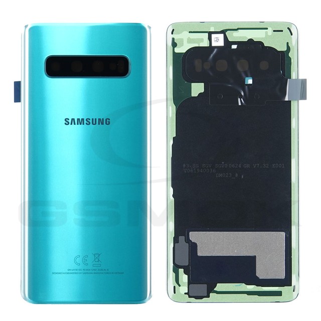 KLAPKA BATERII / OBUDOWA SAMSUNG G973 GALAXY S10 ZIELONA GH82-18378E ORYGINAŁ SERVICE PACK