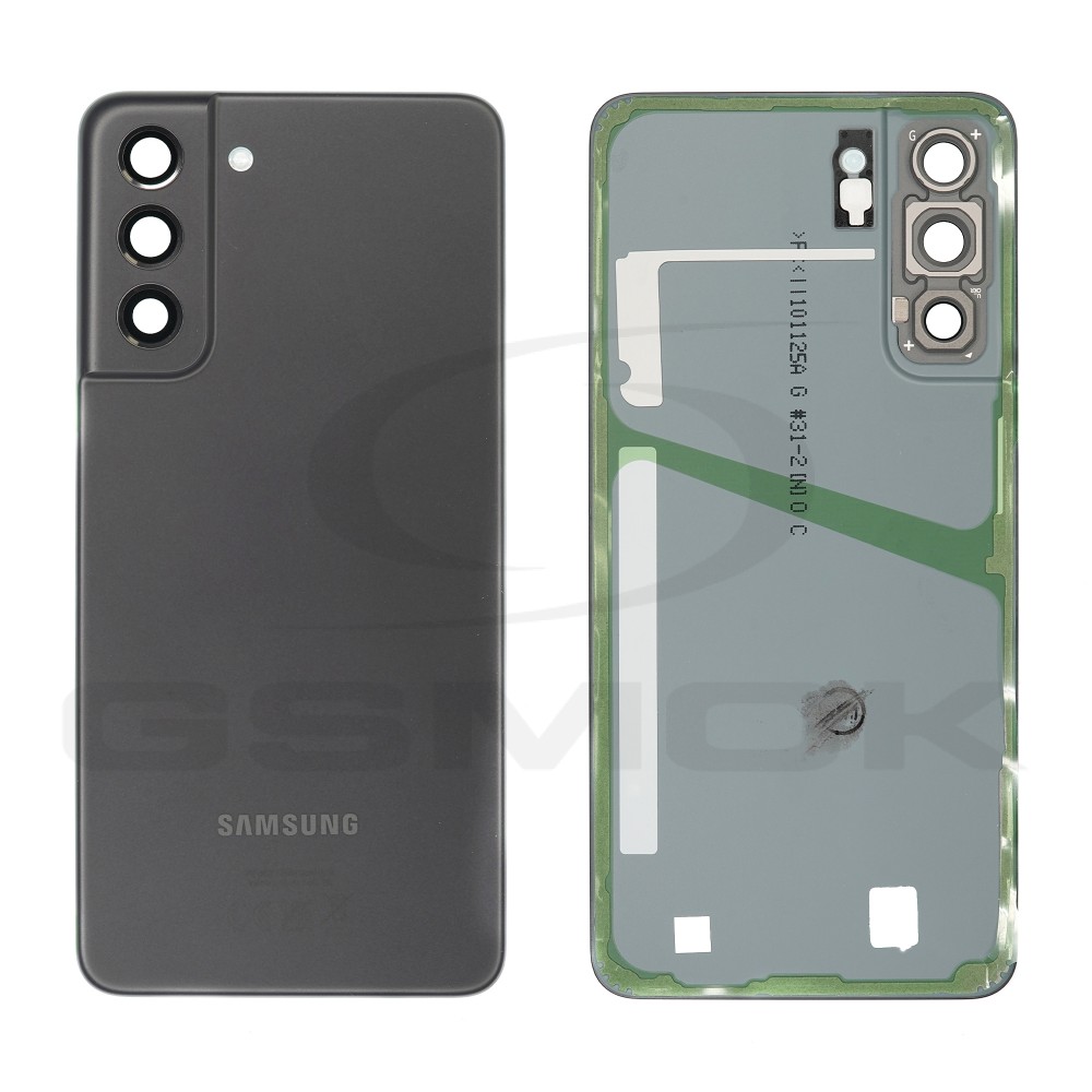 KLAPKA BATERII / OBUDOWA SAMSUNG G990 GALAXY S21 FE SZARY Z SZYBKĄ KAMERY GH82-26156A ORYGINAŁ SERVICE PACK