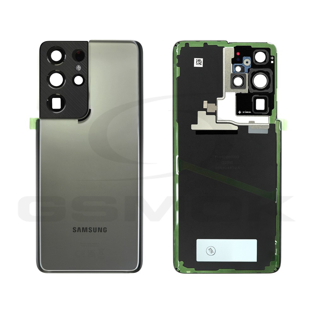 KLAPKA BATERII / OBUDOWA SAMSUNG G998 GALAXY S21 ULTRA TYTANOWY SZARY GH82-24499C GH82-27283C ORYGINAŁ SERVICE PACK