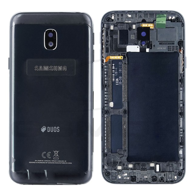 KLAPKA BATERII / OBUDOWA SAMSUNG J330 GALAXY J3 2017 DUOS CZARNA GH82-14891A ORYGINAŁ SERVICE PACK