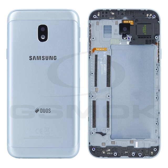 KLAPKA BATERII / OBUDOWA SAMSUNG J330 GALAXY J3 2017 DUOS SILVER BLUE GH82-14891B ORYGINAŁ SERVICE PACK