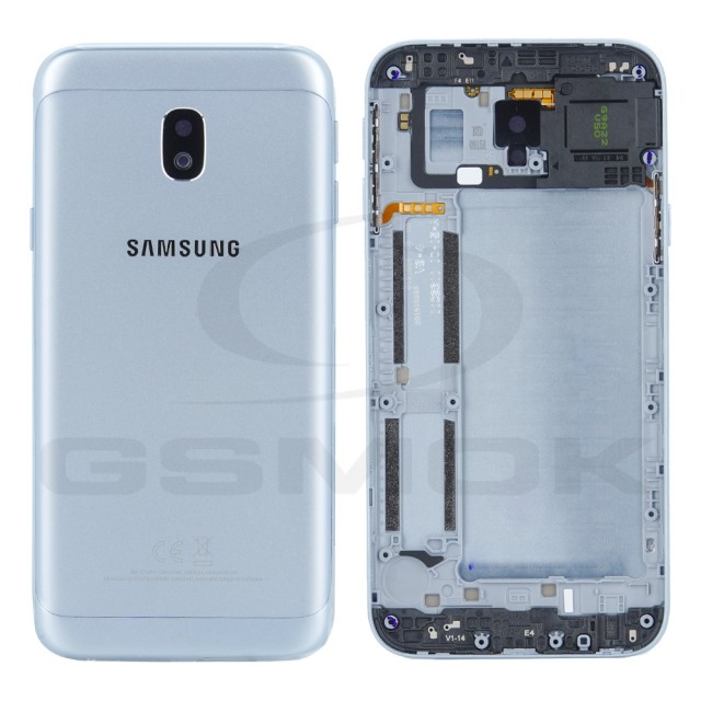 KLAPKA BATERII / OBUDOWA SAMSUNG J330 GALAXY J3 2017 SILVER BLUE GH82-14890B ORYGINAŁ SERVICE PACK
