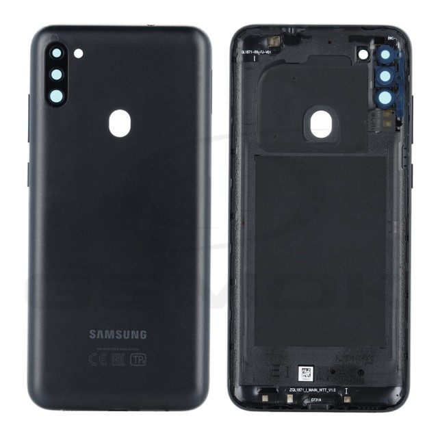 KLAPKA BATERII / OBUDOWA SAMSUNG M115 GALAXY M11 CZARNA GH81-19132A ORYGINAŁ SERVICE PACK
