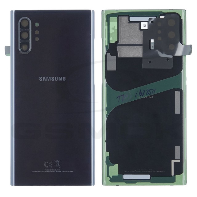 KLAPKA BATERII / OBUDOWA SAMSUNG N975 GALAXY NOTE 10 PLUS CZARNA GH82-20588A GH82-20614A GH82-21630A ORYGINAŁ SERVICE PACK