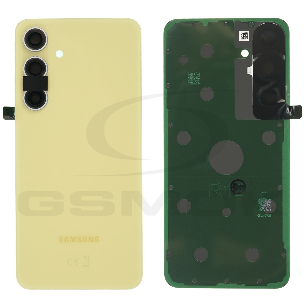 KLAPKA BATERII / OBUDOWA SAMSUNG S721 GALAXY S24 FE 5G ŻÓŁTA GH82-35832C ORYGINAŁ SERVICE PACK