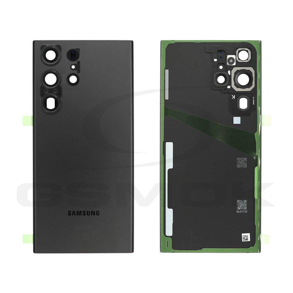 KLAPKA BATERII / OBUDOWA SAMSUNG S918 GALAXY S23 ULTRA CZARNA GH82-30400A GH82-30401A GH82-30265A ORYGINAŁ SERVICE PACK