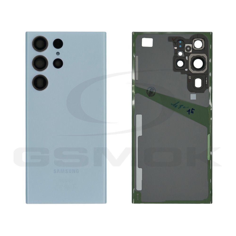 KLAPKA BATERII / OBUDOWA SAMSUNG S918 GALAXY S23 ULTRA NIEBIESKA GH82-30400G ORYGINAŁ SERVICE PACK