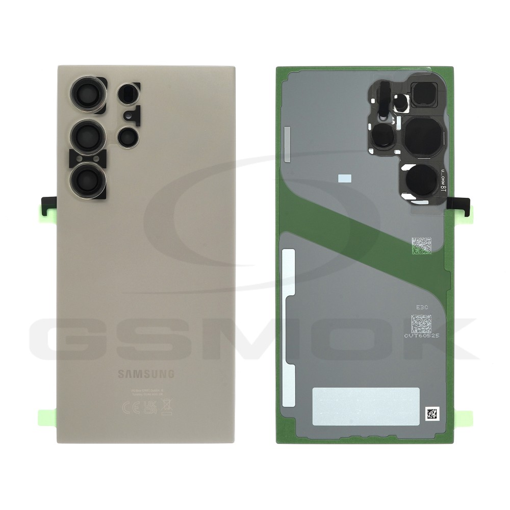 KLAPKA BATERII / OBUDOWA SAMSUNG S928 GALAXY S24 ULTRA SZARA GH82-33349A ORYGINAŁ SERVICE PACK