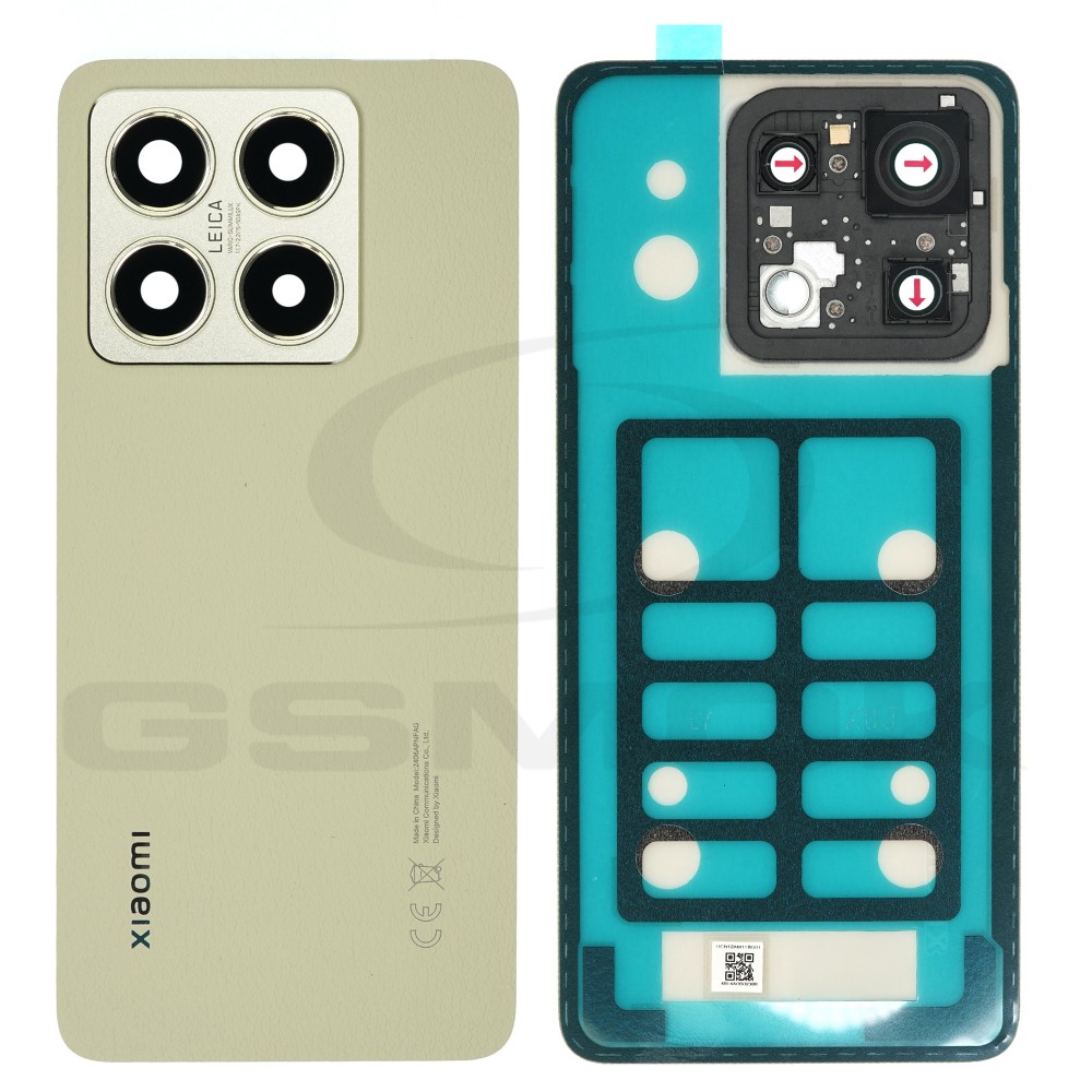 KLAPKA BATERII / OBUDOWA XIAOMI 14T ZIELONA 5600100N12A00 ORYGINAŁ SERVICE PACK