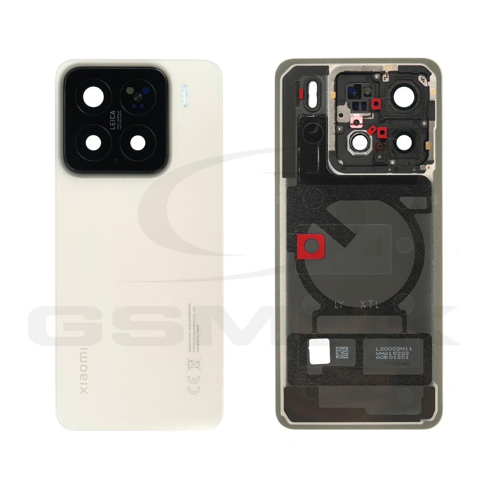 KLAPKA BATERII / OBUDOWA XIAOMI 15 BIAŁA 560068000O300 ORYGINAŁ SERVICE PACK