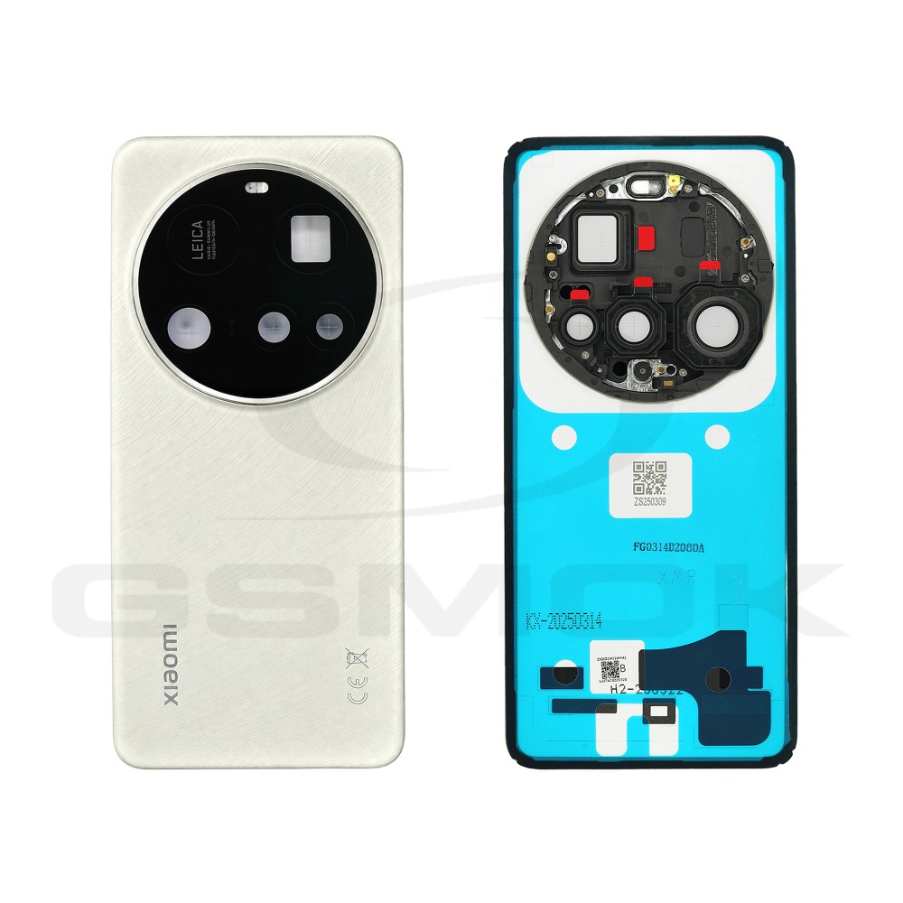 KLAPKA BATERII / OBUDOWA XIAOMI 15 ULTRA BIAŁA 560030000O100 ORYGINAŁ SERVICE PACK