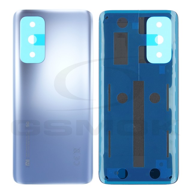 KLAPKA BATERII / OBUDOWA XIAOMI MI 10T / MI 10T PRO SREBRNA 55050000F54J ORYGINAŁ SERVICE PACK