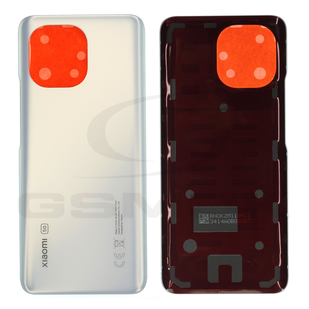 KLAPKA BATERII / OBUDOWA XIAOMI MI 11 BIAŁA 550500014W1L ORYGINAŁ SERVICE PACK