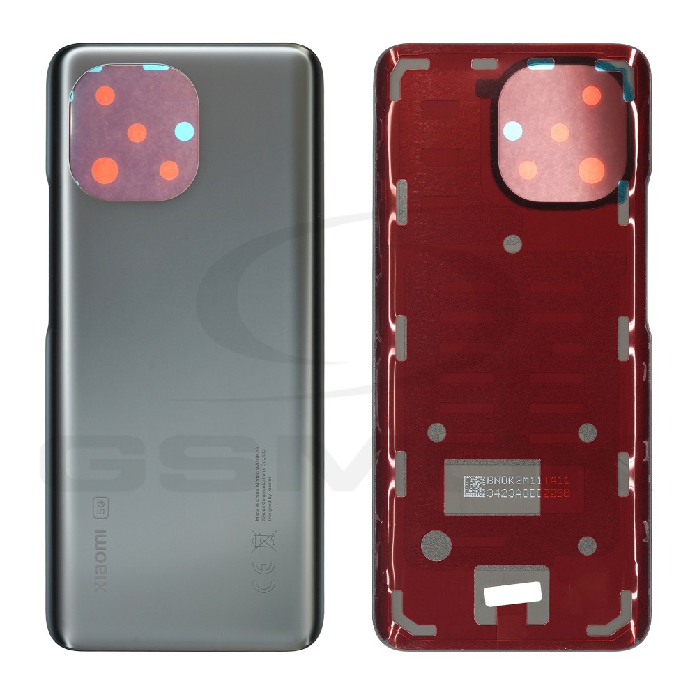 KLAPKA BATERII / OBUDOWA XIAOMI MI 11 CZARNA 55050000QR4J ORYGINAŁ SERVICE PACK