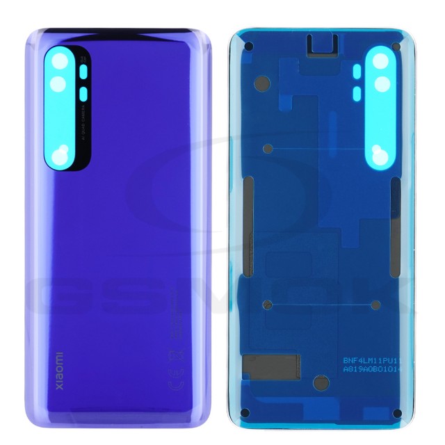 KLAPKA BATERII / OBUDOWA XIAOMI MI NOTE 10 LITE FIOLETOWA 550500006X1L 550500006W4J ORYGINAŁ SERVICE PACK