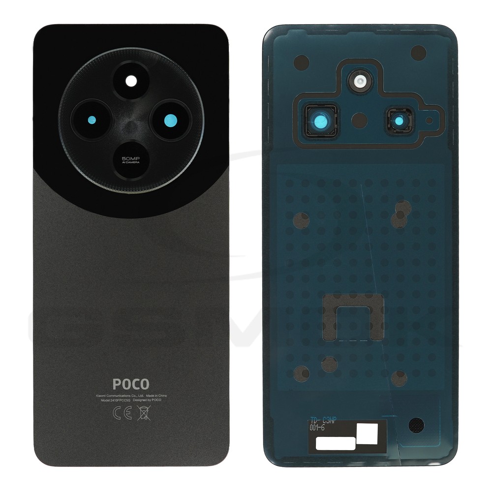 KLAPKA BATERII / OBUDOWA XIAOMI POCO C75 CZARNA 5600010C3NP00 ORYGINAŁ SERVICE PACK