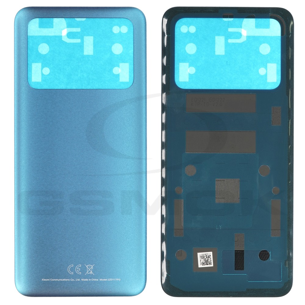 KLAPKA BATERII / OBUDOWA XIAOMI POCO M4 PRO 4G NIEBIESKA 55050001V89T ORYGINAŁ SERVICE PACK