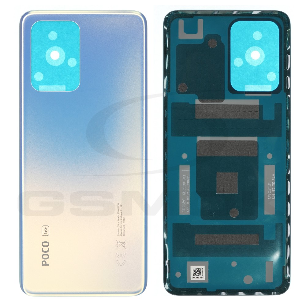 KLAPKA BATERII / OBUDOWA XIAOMI POCO X4 GT NIEBIESKA 5505000277QK ORYGINAŁ SERVICE PACK