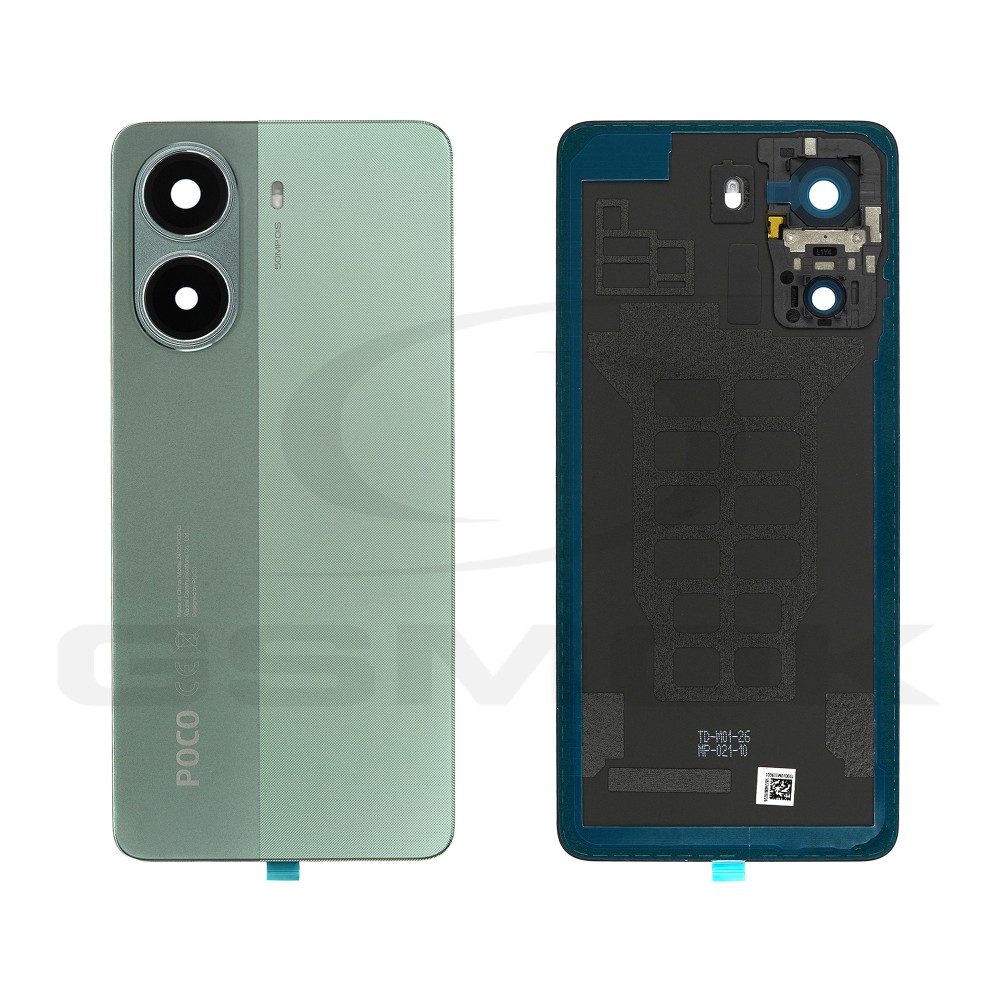 KLAPKA BATERII / OBUDOWA XIAOMI POCO X7 PRO 5G ZIELONA 56002900O1000 ORYGINAŁ SERVICE PACK