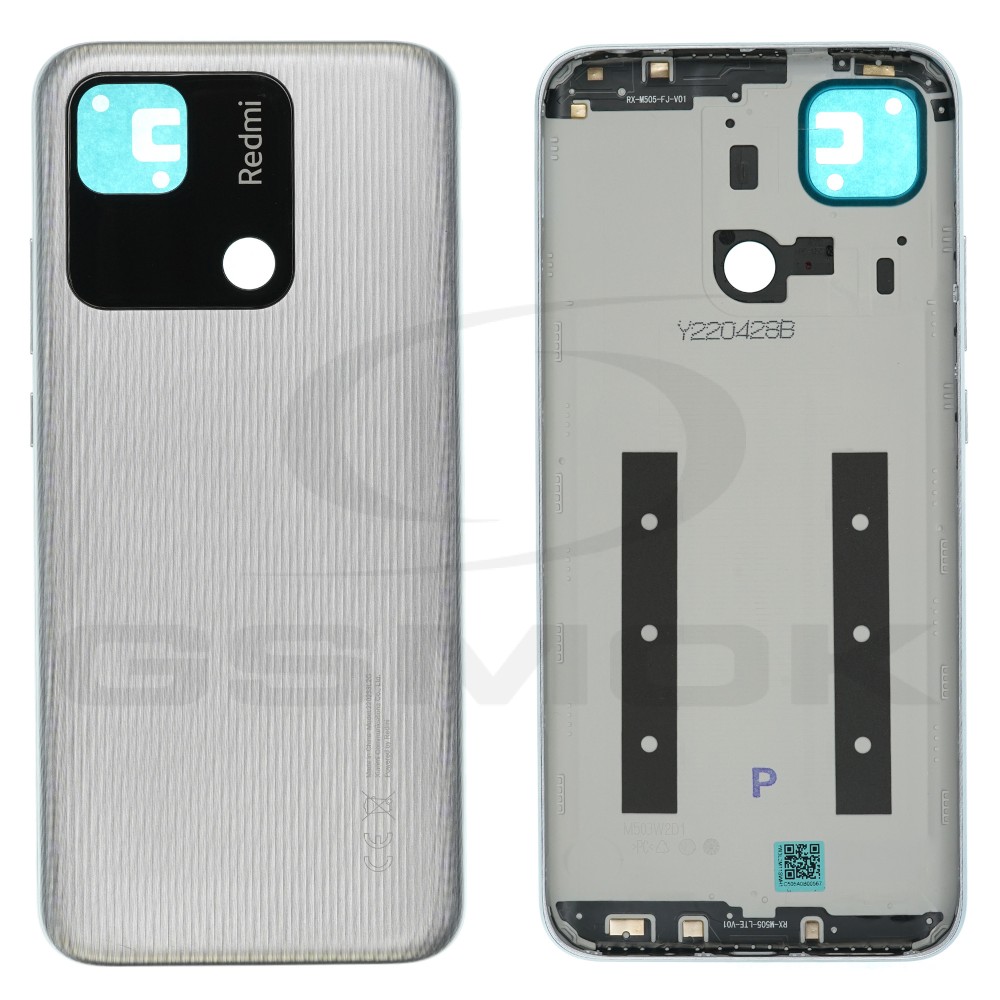 KLAPKA BATERII / OBUDOWA XIAOMI REDMI 10A SREBRNA 55050001YF9T ORYGINAŁ SERVICE PACK
