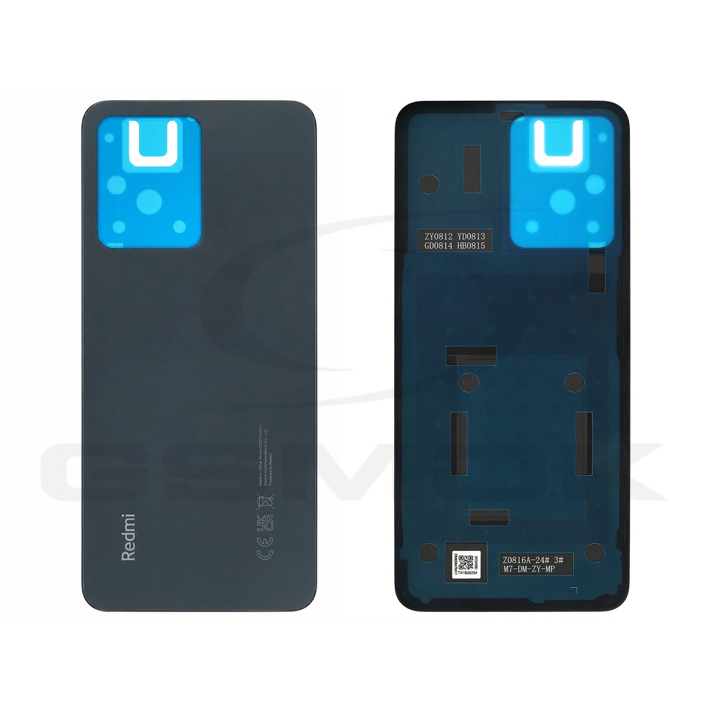 KLAPKA BATERII / OBUDOWA XIAOMI REDMI NOTE 12 4G NFC SZARA 1610111001051A 1610111001072B ORYGINAŁ SERVICE PACK