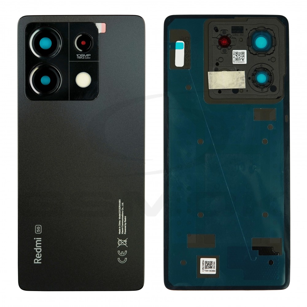 KLAPKA BATERII / OBUDOWA XIAOMI REDMI NOTE 13 5G GRAFITOWA 5600160N1700 ORYGINAŁ SERVICE PACK
