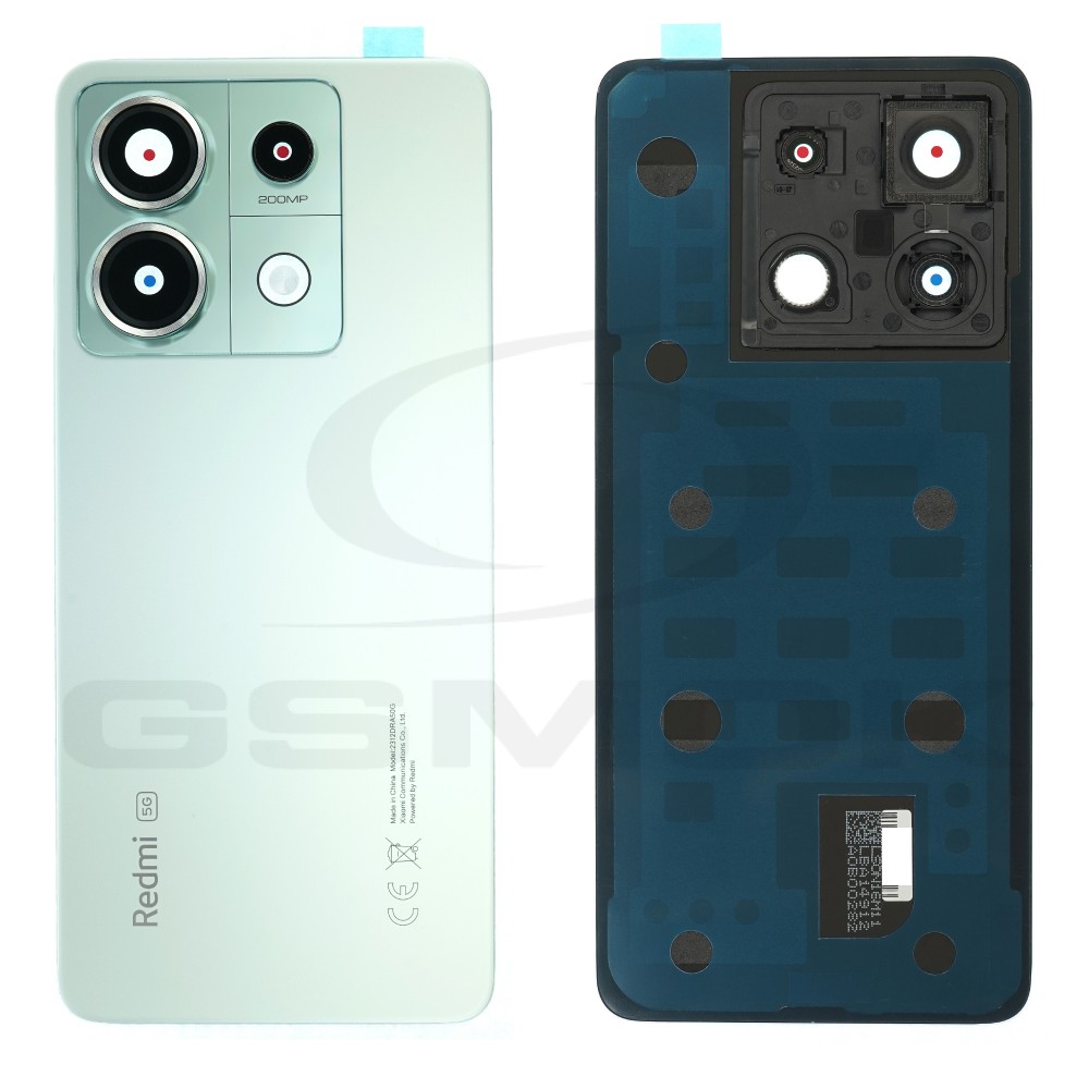 KLAPKA BATERII / OBUDOWA XIAOMI REDMI NOTE 13 PRO 5G ZIELONA 5600100N1600 ORYGINAŁ SERVICE PACK
