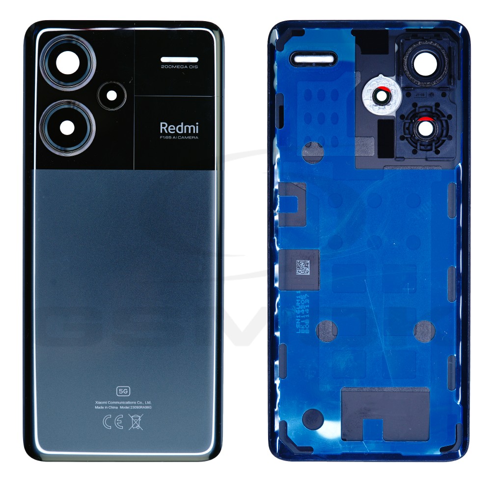 KLAPKA BATERII / OBUDOWA XIAOMI REDMI NOTE 13 PRO PLUS 5G CZARNA 560035N16U00 ORYGINAŁ SERVICE PACK