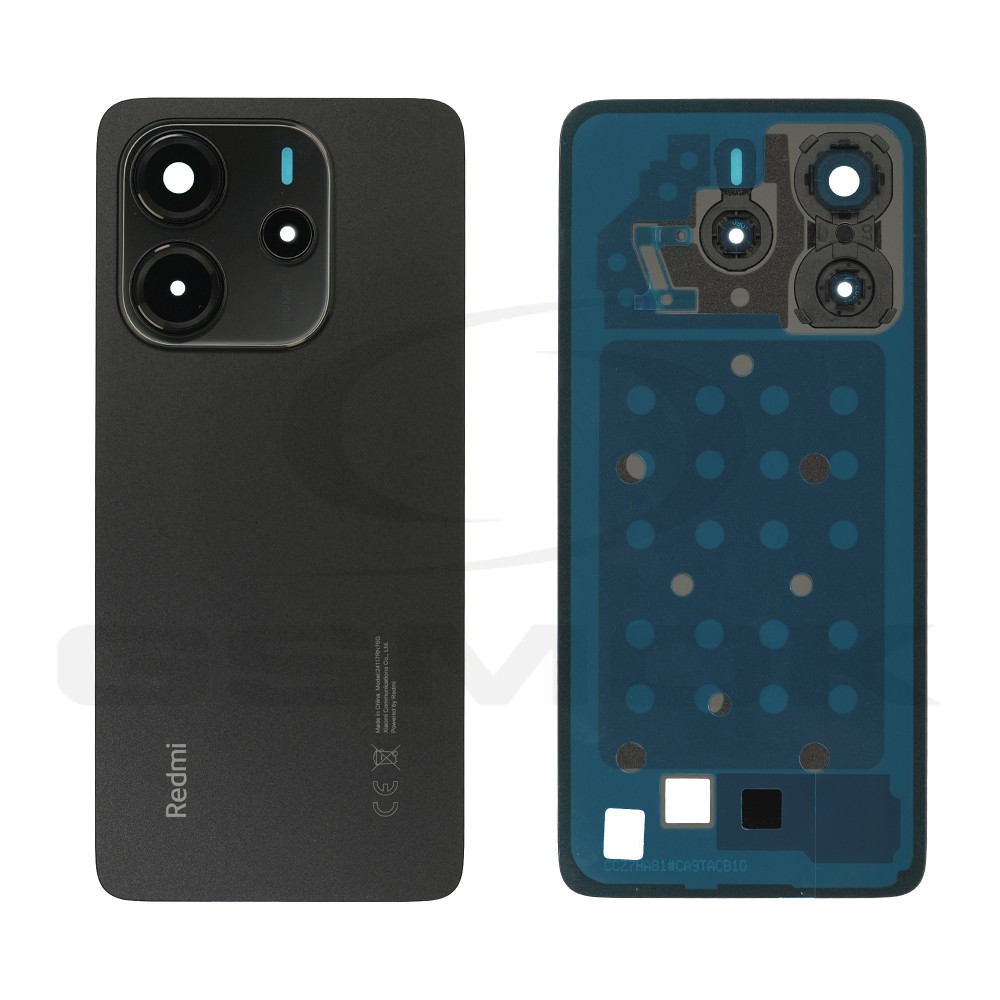 KLAPKA BATERII / OBUDOWA XIAOMI REDMI NOTE 14 4G CZARNA 560004000O700 ORYGINAŁ SERVICE PACK