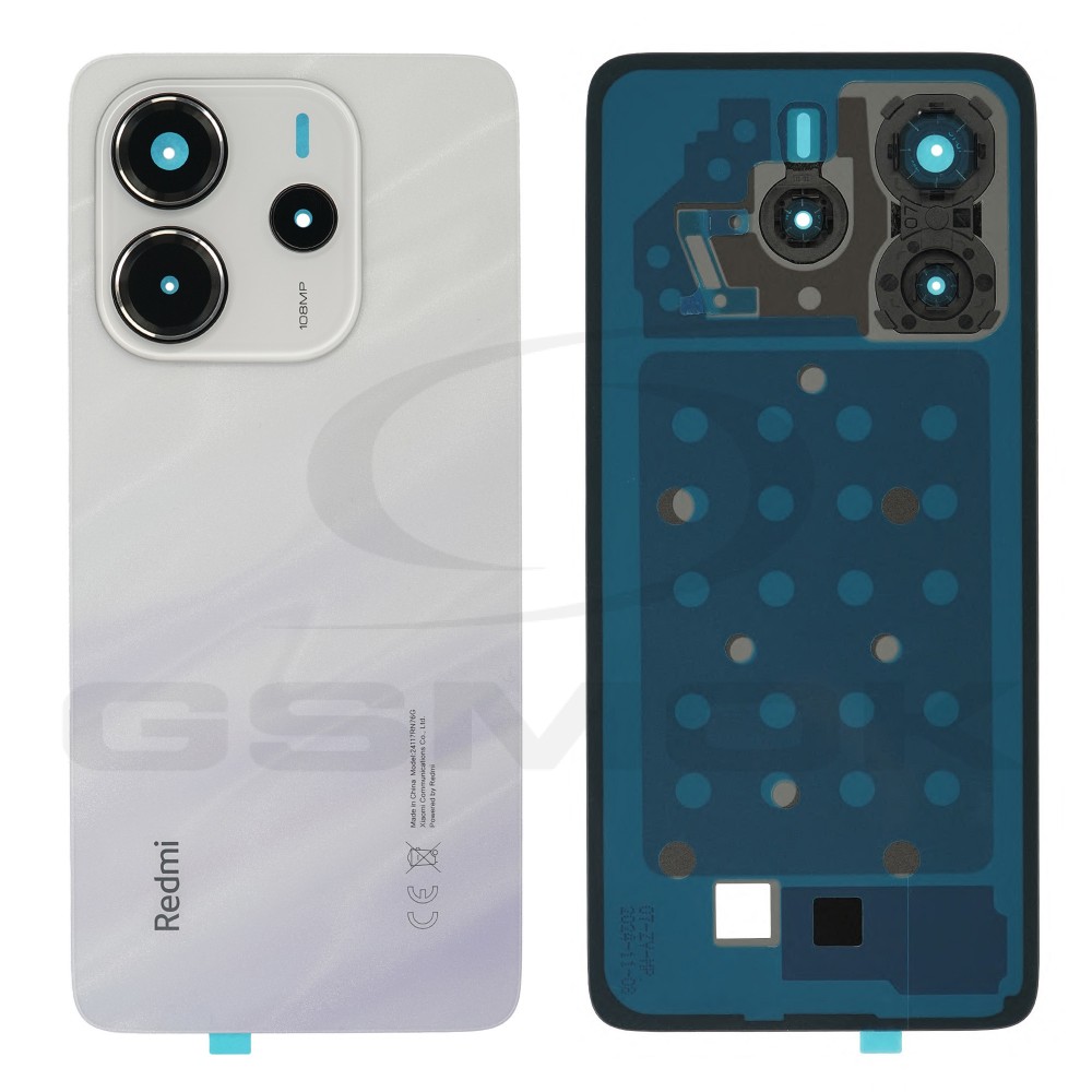 KLAPKA BATERII / OBUDOWA XIAOMI REDMI NOTE 14 4G FIOLETOWA 560005000O700 56000400O7E00 56000200O7N00 ORYGINAŁ SERVICE PACK