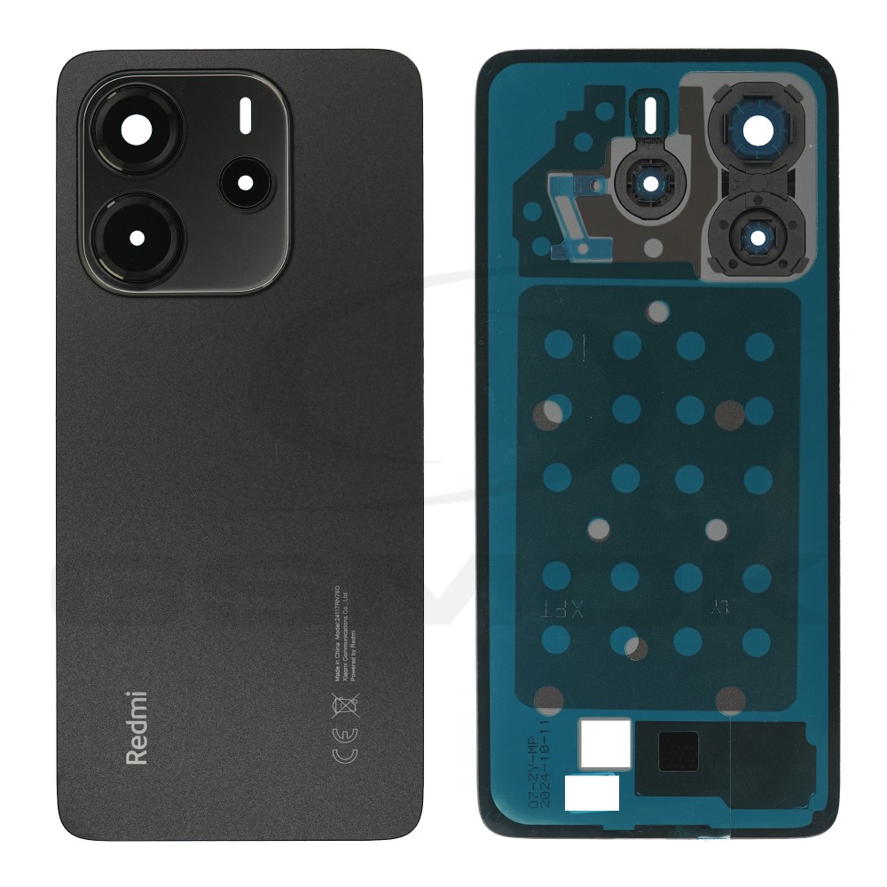 KLAPKA BATERII / OBUDOWA XIAOMI REDMI NOTE 14 4G CZARNA 56000100O7N00 ORYGINAŁ SERVICE PACK