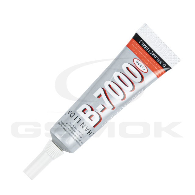 KLEJ SYNTETYCZNY B7000 DOTYK SZYBA USZCZELKA 15ML PRZEŹROCZYSTY