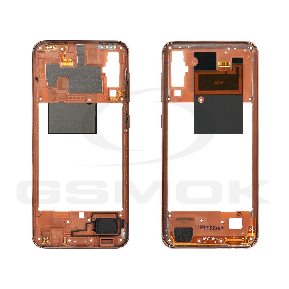 KORPUS SAMSUNG A505 GALAXY A50 POMARAŃCZOWY CORAL GH97-22993D GH97-23209D ORYGINAŁ SERVICE PACK