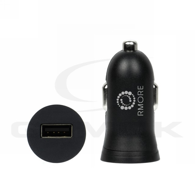 ŁADOWARKA SAMOCHODOWA RMORE 1A USB CZARNA