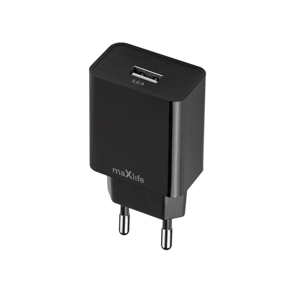 ŁADOWARKA SIECIOWA MAXLIFE 3A USB MXTC-11 CZARNA