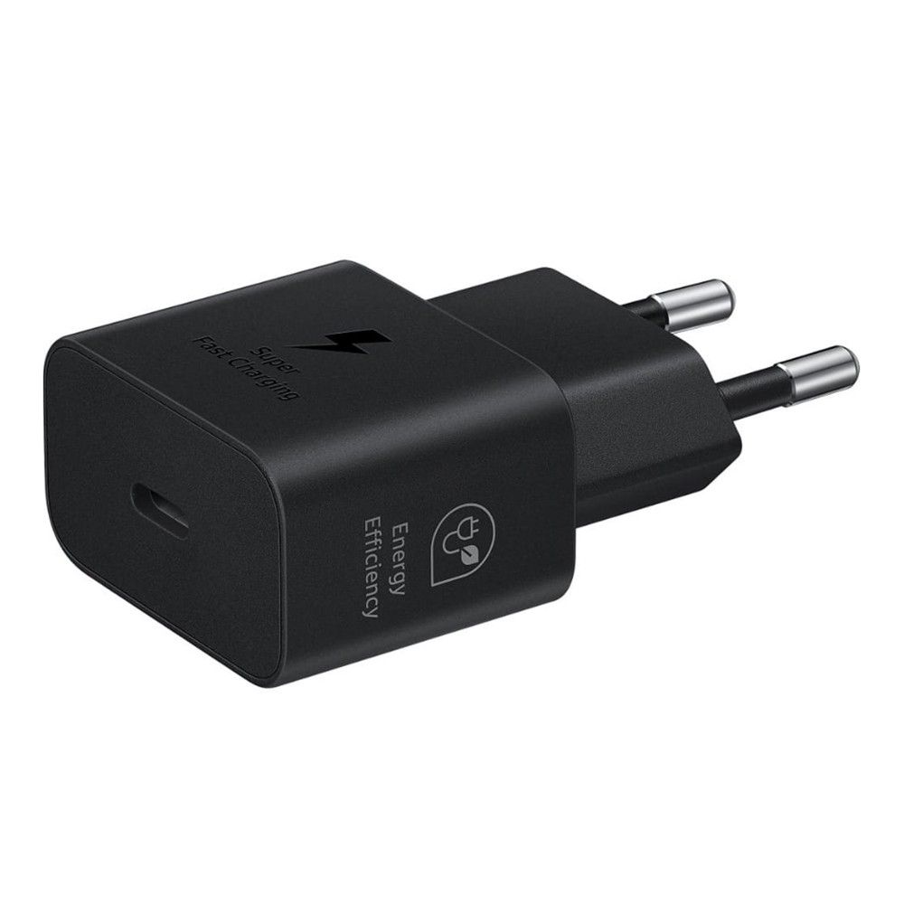 ŁADOWARKA SIECIOWA SAMSUNG EP-T2510NBEGWW USB-C 3A 25W CZARNY ORYGINAŁ BLISTER
