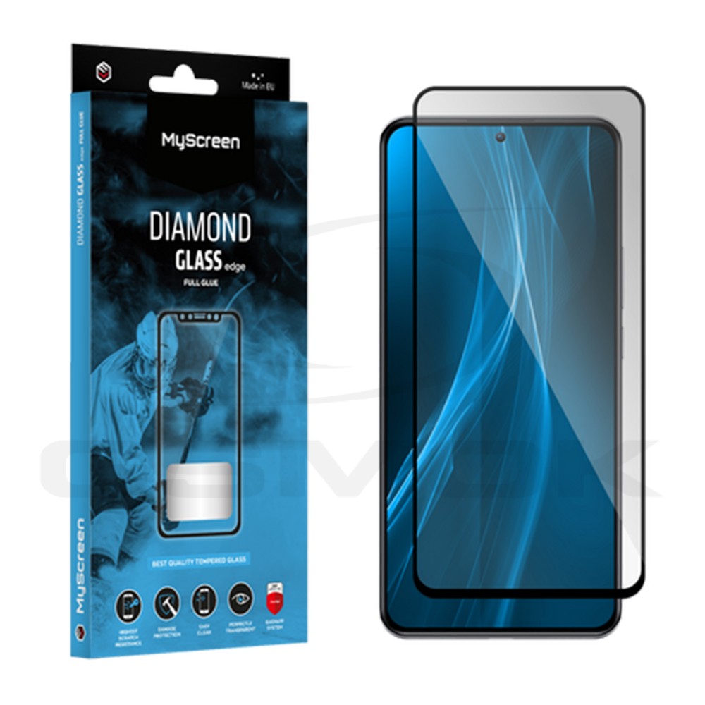 MOTOROLA EDGE 50 NEO - MYSCREEN DIAMOND GLASS EDGE HARTOWANE SZKŁO FULL GLUE CZARNE