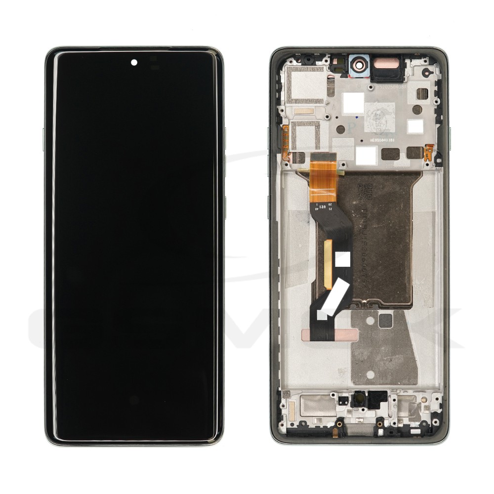 OUTLET WYŚWIETLACZ LCD DO MOTOROLA EDGE 60 PRO SZARY Z RAMKĄ 5D68C30045 ORYGINAŁ SERVICE PACK