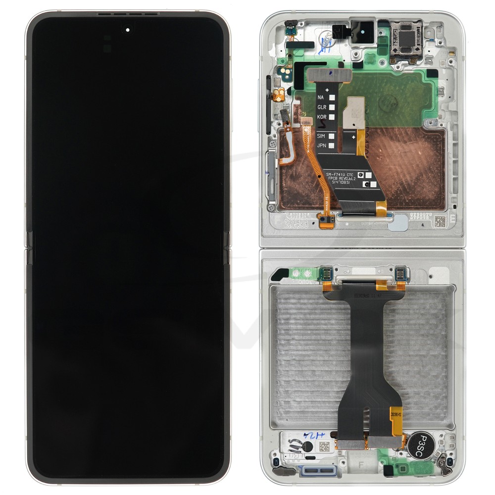 OUTLET WYŚWIETLACZ LCD DO SAMSUNG F741 GALAXY Z FLIP 6 BIAŁY GH82-35014F GH82-35013F ORYGINAŁ SERVICE PACK