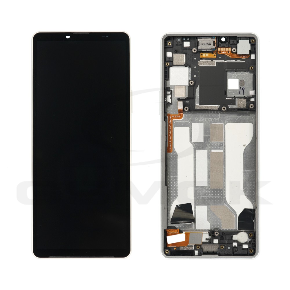 OUTLET WYŚWIETLACZ LCD DO SONY XPERIA 10 V BIAŁY A5061091A ORYGINAŁ SERVICE PACK