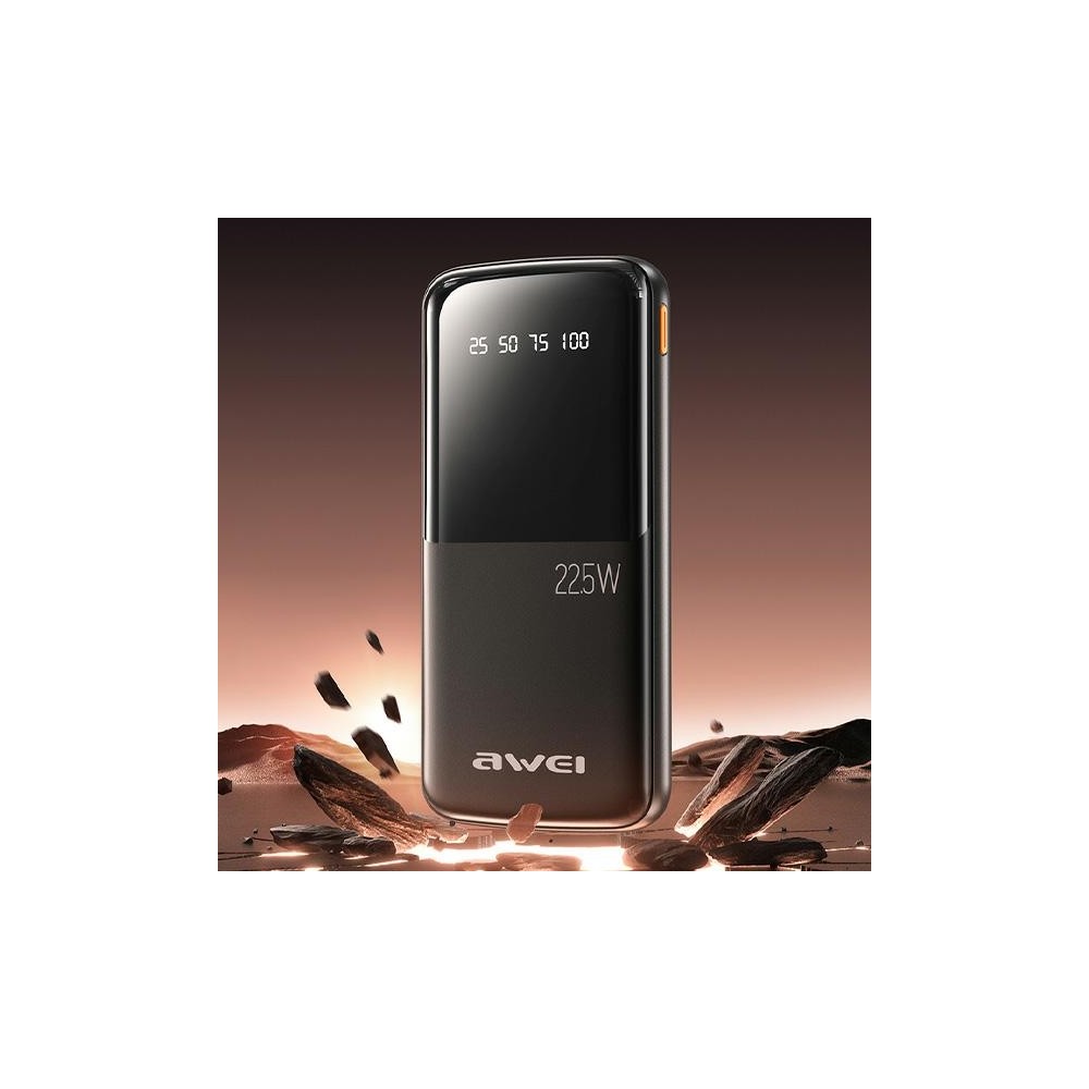 POWER BANK 10000MAH AWEI P10K 22.5W CZARNY