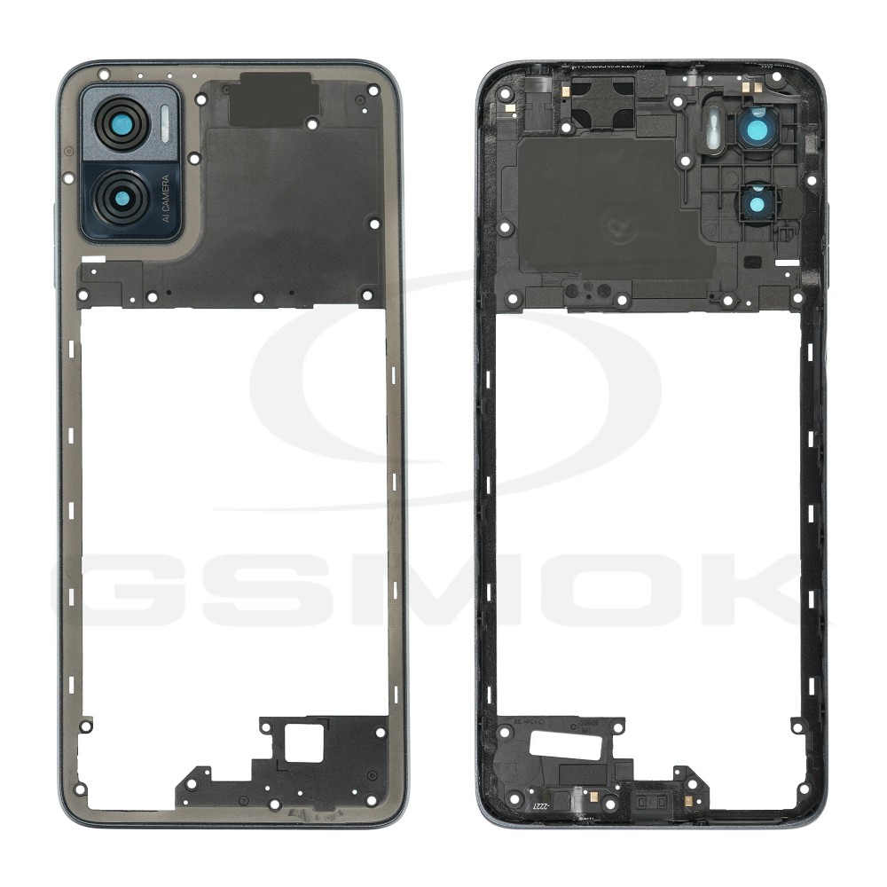 RAMKA ŚRODKOWA OBUDOWA MOTOROLA MOTO E22/ E22I 5S58C21595 CZARNA [ORYGINAŁ]