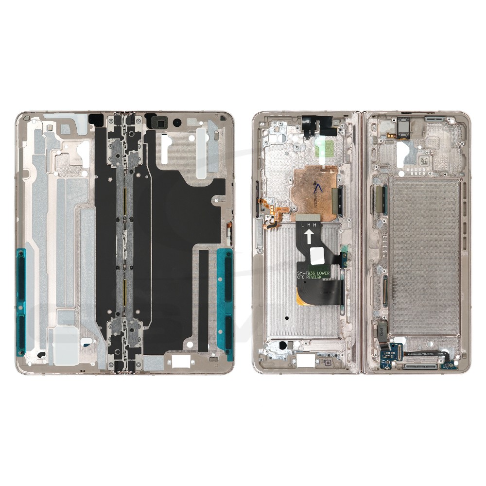 RAMKA ŚRODKOWA SAMSUNG F936 GALAXY Z FOLD 4 BEŻOWA GH82-33081C [ORYGINAŁ]