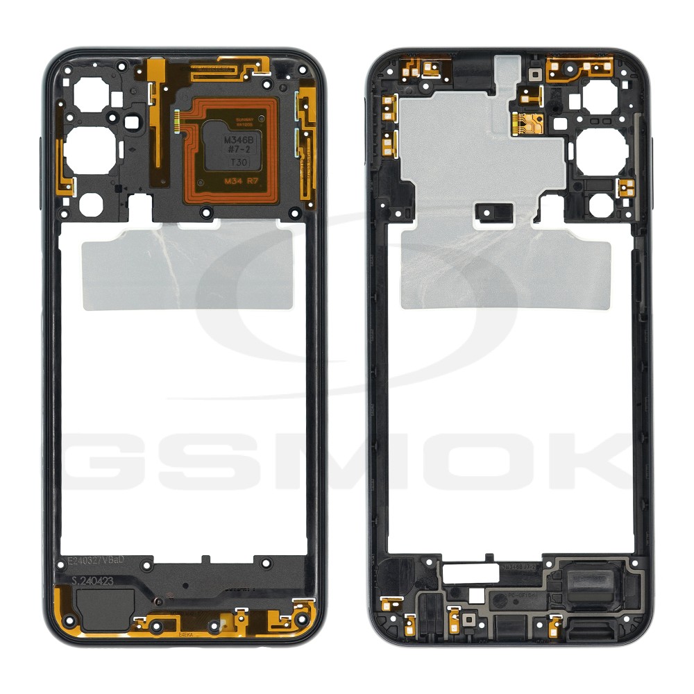 RAMKA ŚRODKOWA SAMSUNG M346 GALAXY M34 5G GRANATOWA GH98-48621A [ORYGINAŁ]